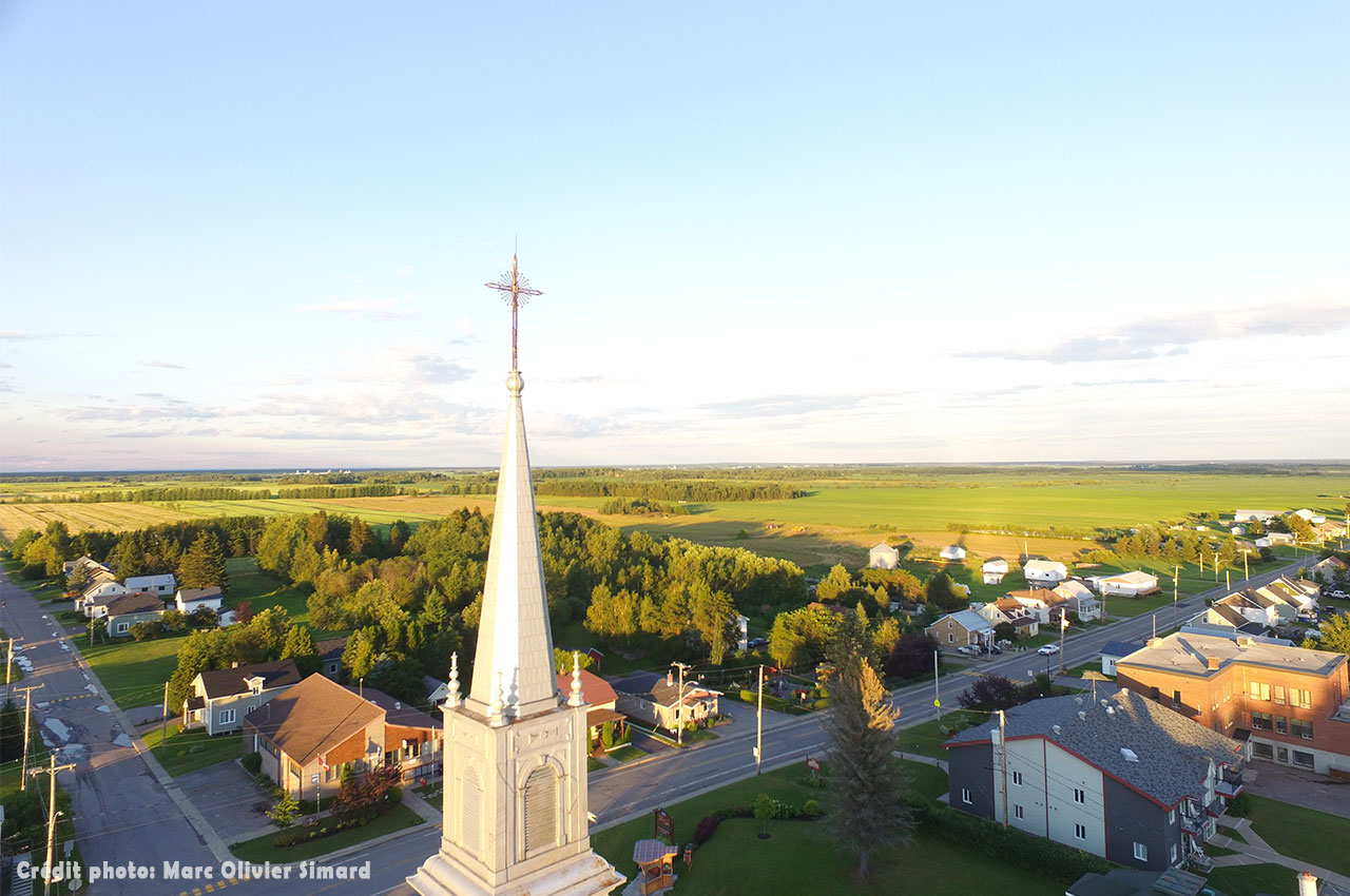Vue Aérienne St-Edmond-les-Plaines